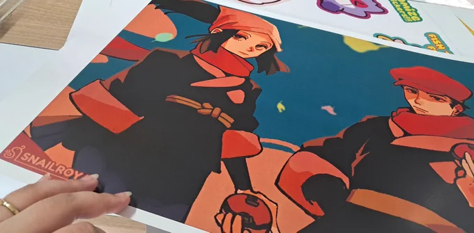 OMG DKSNDKDNDKD  THEY PRINTED MY OLD LEGENDS PRINT RESTOCK INTO A WHOLE ASS A3 SHEET DKDNXKDKD ITS SO HUGE