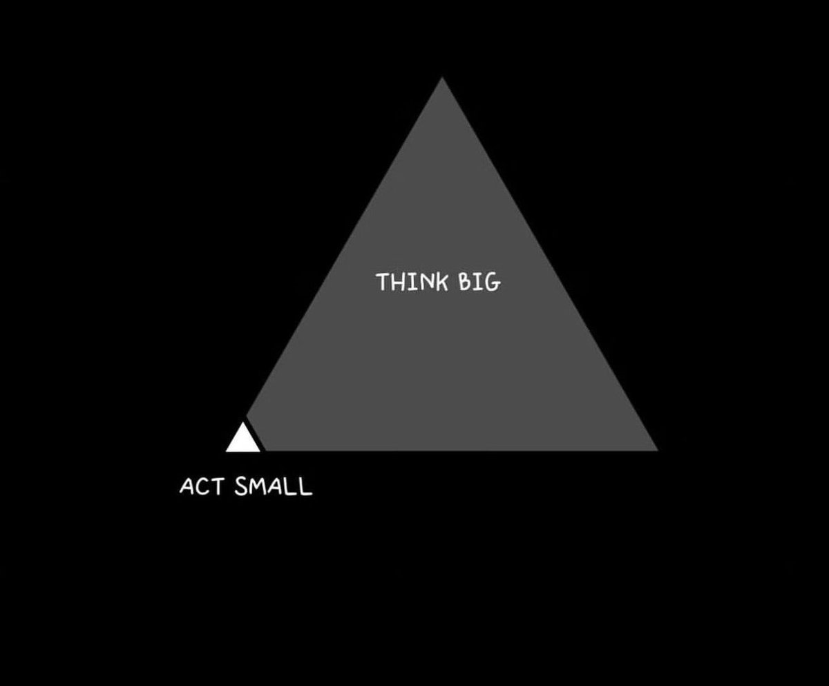 abida_resume's tweet photo. Fuel your ambitions with grand visions, but remember,
success is built one small, purposeful action at a time.
๐ Think big, act small,
and watch the remarkable journey unfold. ๐
#DreamBig #ActSmart #SuccessInSteps https://t.co/m2FwA9xjih