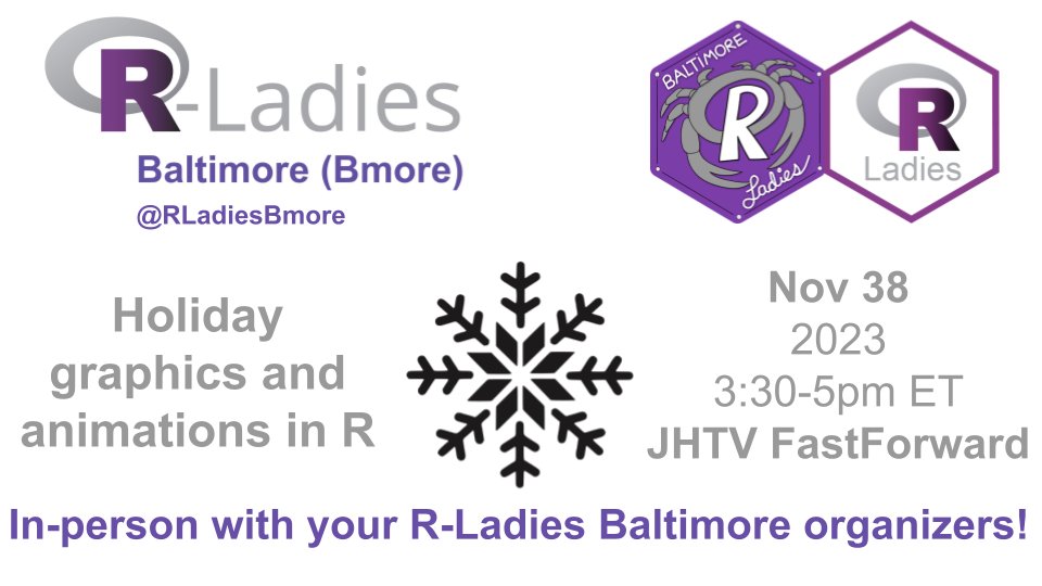 R-Ladies Baltimore tweet media