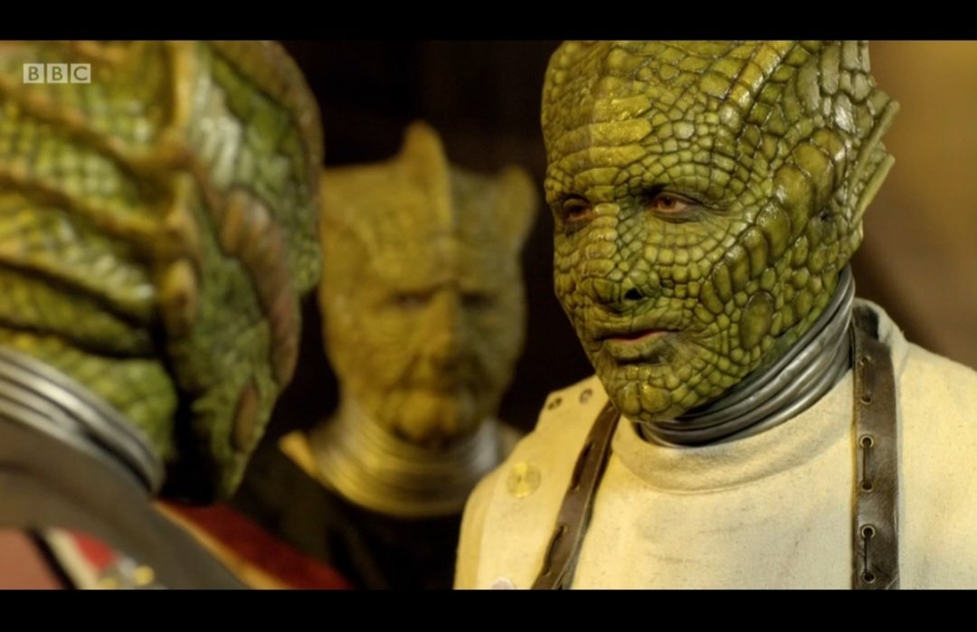 Richard Hope (MIT's DS Barry Purvis) as Malohkeh in the Doctor Who episode 'Cold Blood'. Richard made two other appearances as this Silurian. Watch the episode now on @BBCiPlayer: bbc.co.uk/iplayer/episod… #OffTheBill #OffMIT #TheBill #MIT #DoctorWho #DoctorWho60 @RichardHopeUK