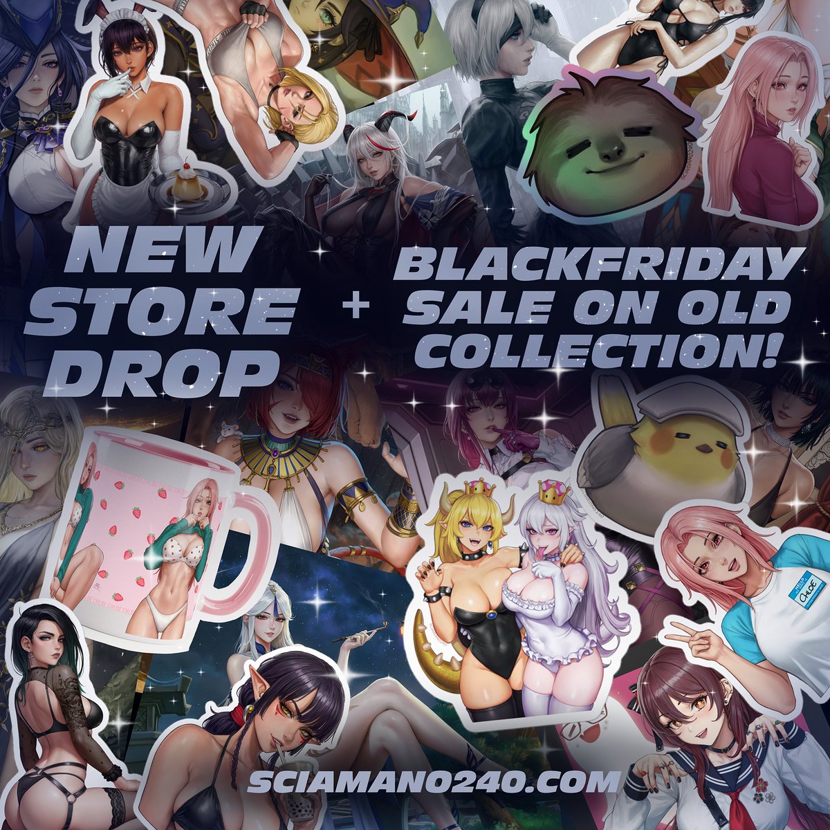 Sciamano240 Art Store has been updated with new drop + Blackfriday sale on older collections!