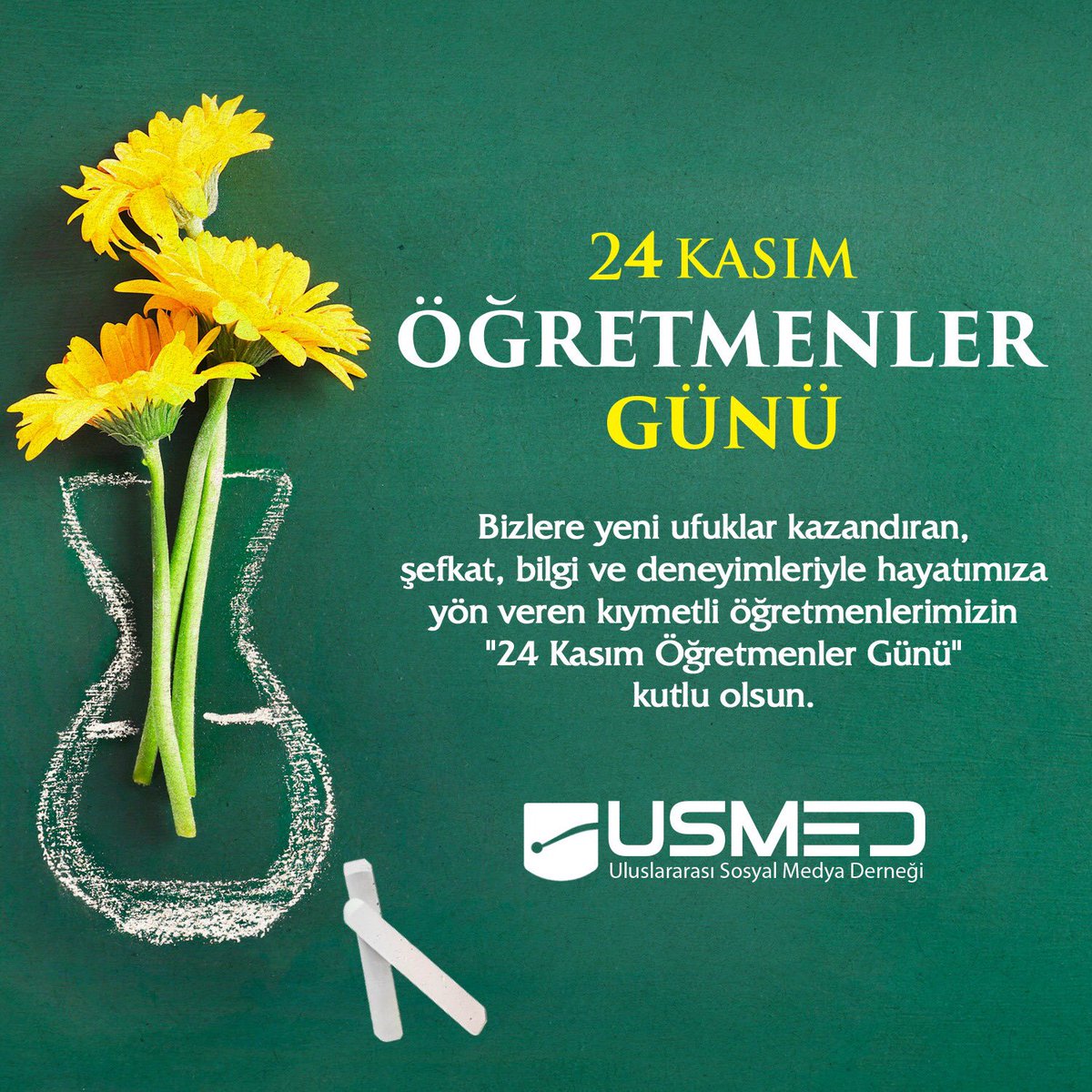 24 Kasım Öğretmenler Günü kutlu olsun. 💐 #24KasımÖgretmenlerGünü @saidercan