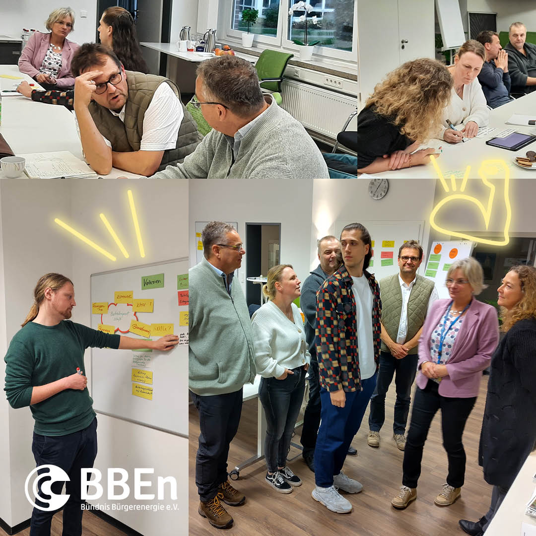 Wie gründet man eine #Bürgerenergiegenossenschaft? Zu dieser Frage berieten Malte und Irene die Samtgemeinde Elbmarsch. 💡

Wir helfen auch Dir! 🚀
Schreibt uns eine Mail an beratung@buendnis-buergerenergie oder rufe uns an unter 030 23521319. ☎️