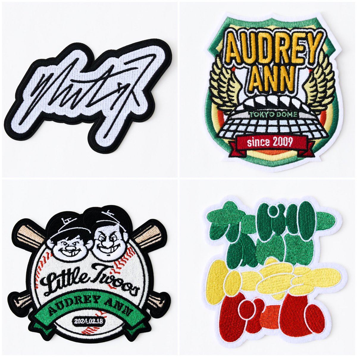 公式グッズ ワッペン】 アイロンで貼り付けたり、シールで貼り付けたり