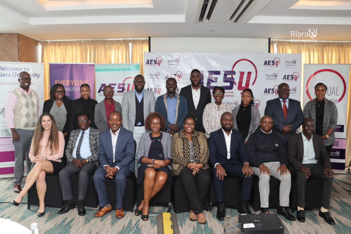 RiaraUniversity's tweet photo. Scemes 📷 from Accelerating Entrepreneurship Support in Universities (AESU) Cohort 2 Dissemination Conference.

#NurturingInnovators 
#DreamsTakeFlight 
#itsgivingtomorrowtoday https://t.co/f7aZCXaz0A