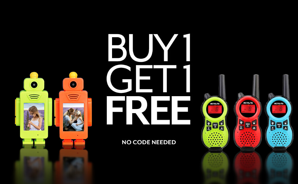 RetevisKids's tweet photo. Welcome to Retevis Kids #BlackFridayDeals ! 💞 With the Buy One, Get One Free promotion, you can get double the fun for the price of one! There are two kids #walkietalkies getting involved in.  Read on and grab the deals! 🔗 https://t.co/5J5KFwTm2p https://t.co/f7AooUnjEC