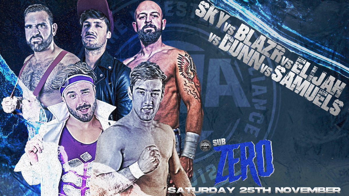 JoeScottMFC's tweet photo. Tomorrow @ShropshireWres at Dawley Town Hall in Telford

Fatal 5-Way Match
#TJSky v @JoeBlazr v @ELIJAHWrestler v @TMAshleyDunn v @Shasamuels https://t.co/HysuTqbv03