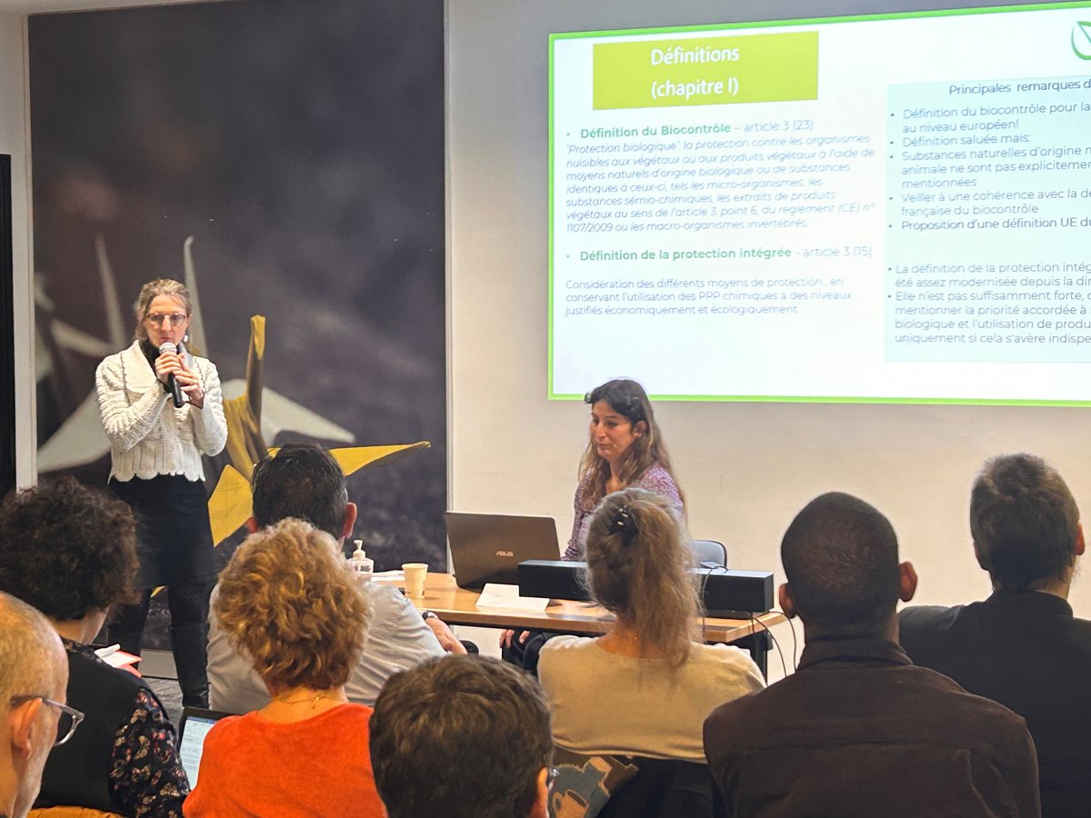 Salle comble, hier, au séminaire technique et réglementaire de @IBMAFrance  les entreprises du #biocontrôle. Des focus sur #Ecophyto, #SUR, Grand Défi #Biocontrôle et #Biostimulants, #Innovation, #Vigne, #France2030 et échanges avec <a href="/Anses_fr/">Anses</a>. Merci et bravo aux intervenants !