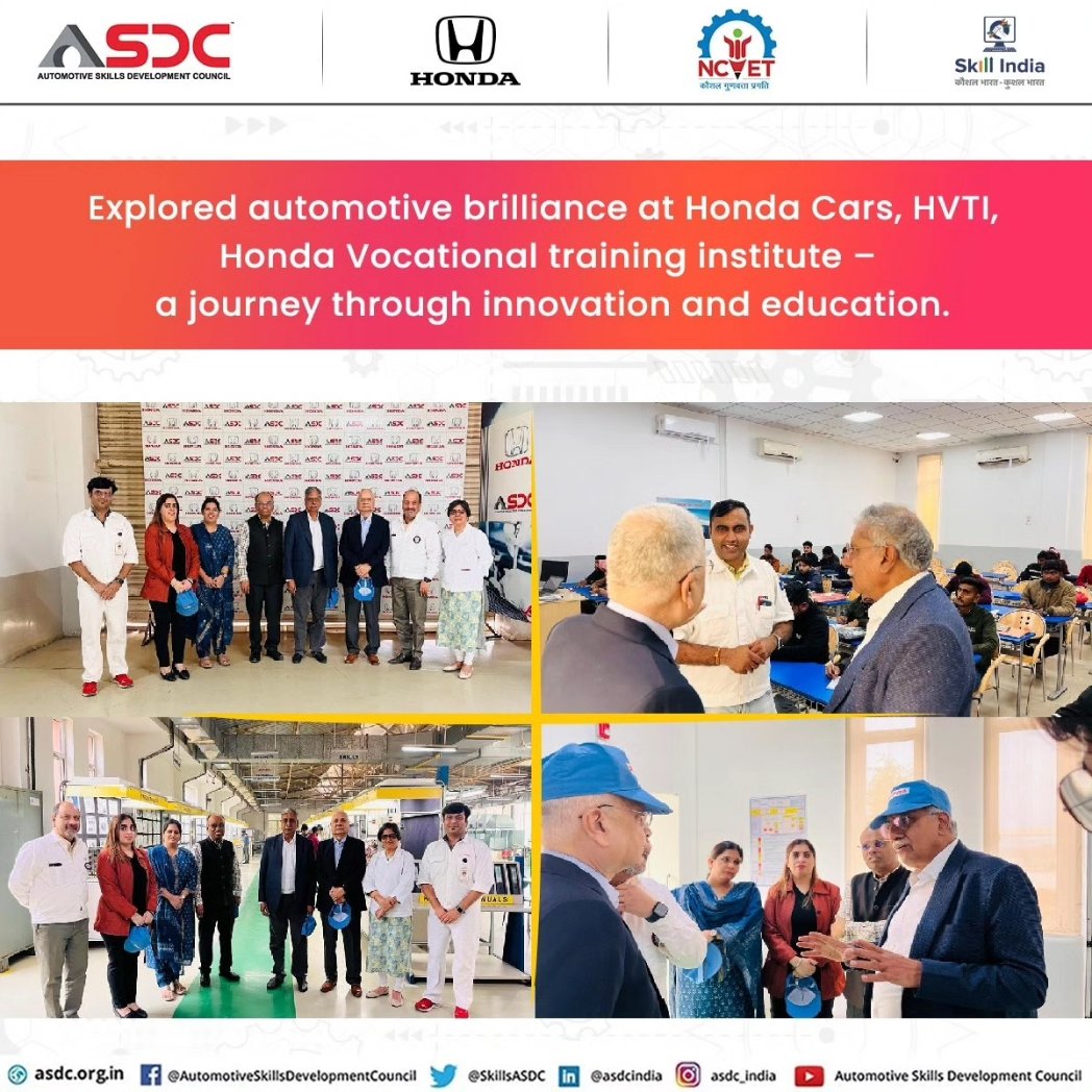 SkillsASDC's tweet photo. Highlights from another school visit by Team ASDC, promoting Skilling in the automotive industry.
#AbSkillsKiBaari #school #AutomotiveIndustry #Skilling #SkillingNation #Skills #Upskilling #Reskilling #India #Experts #Trainers #SkilledTrainers https://t.co/a5UJNIHx0e