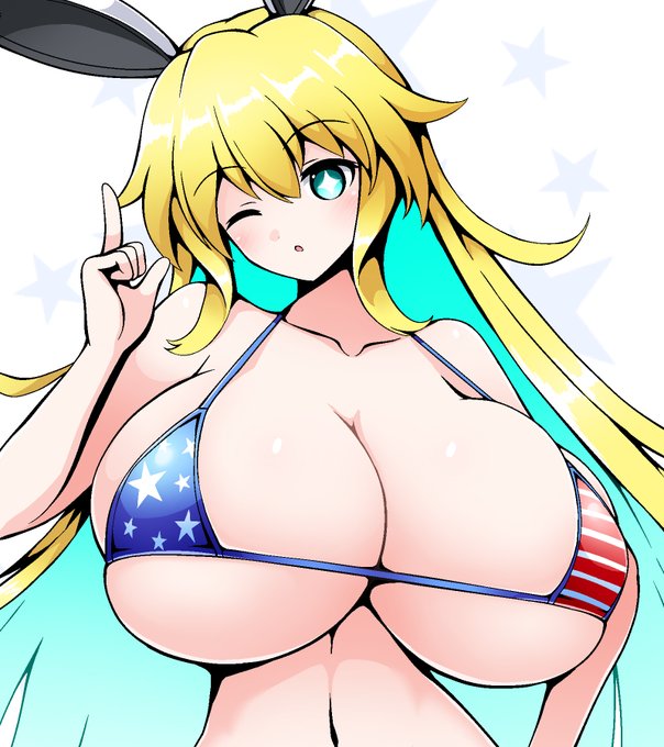 アメリカウサギの立ち絵 