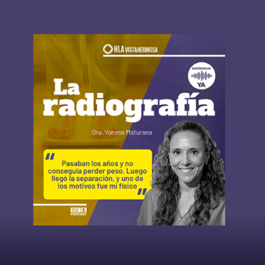Ya podéis escuchar el segundo podcast de "La Radiografía", donde escuchareis el testimonio de Lucía, una joven a la que la cirugía bariátrica le cambió la vida y que, con la ayuda de la Dra. Vanesa Maturana, logró la solución. 
bit.ly/3sLaRoU
Vía Información