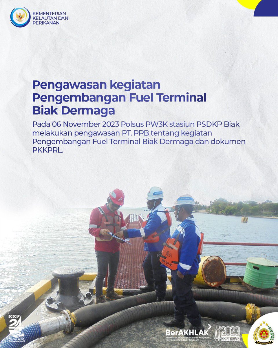 ditjenpsdkp's tweet photo. Sahabat Bahari, Kilas UPT kali ini datang dari Stasiun PSKDP Biak😍
Yuk simak giatnya dalam postingan berikut☺️
#PSDKPSahabatNelayan
@kkpgoid
@adin_psdkp
#KKPThrive
#EkonomiBiru
#PSDKPHebat
#SaktiWahyuTrenggono
#PSDKPbentengKKP https://t.co/qjuq8zchth