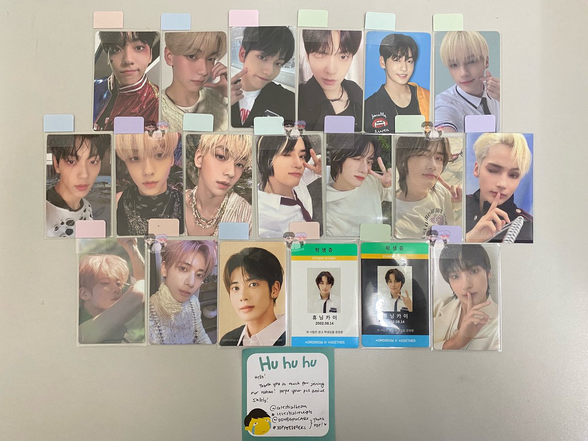 jinhansoobs's tweet photo. — #DDPFeedbacks & #celestialreceipts ♡
txt prio pcs from @ddubapucart's quitting sale came! i didnt expect hatian with @celestialbeom will push through 🥹 thank you so much for all the effort in making all our prios come home! will send the other pcs to my kahati as well 🫶🏻 https://t.co/sVgHuptvt3