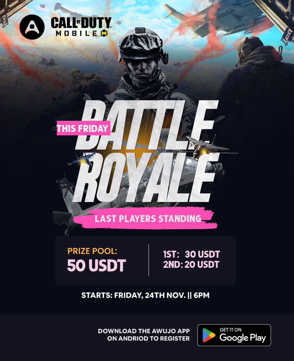 Guys, it’s tournament day on Awujo today, and we’re super excited about our first in-app tournament 🥳

It will be lit and super competitive 😆
Download the Awujo app from the Google Playstore to register and join in! 🎮🎮