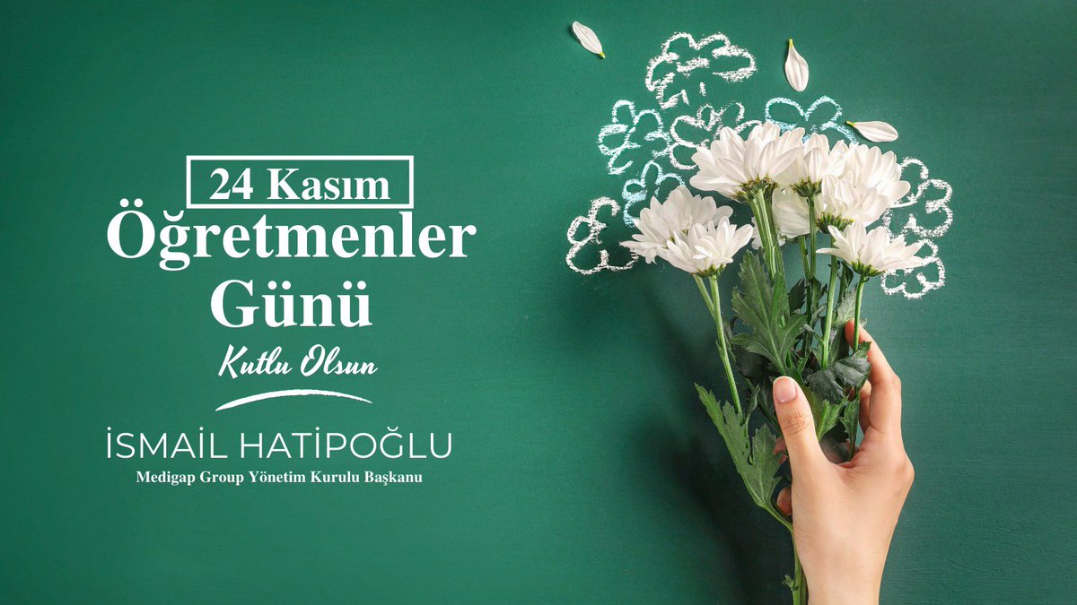 Öğretmenler gününüz kutlu olsun! Sizler, geleceğimizin mimarlarısınız. Bize verdiğiniz bilgi, sevgi ve ilhamla hayatımızı şekillendiriyorsunuz. Sizin sayenizde daha iyi bir dünya için çalışıyoruz. Size minnettarız. #ÖğretmenlerGünü