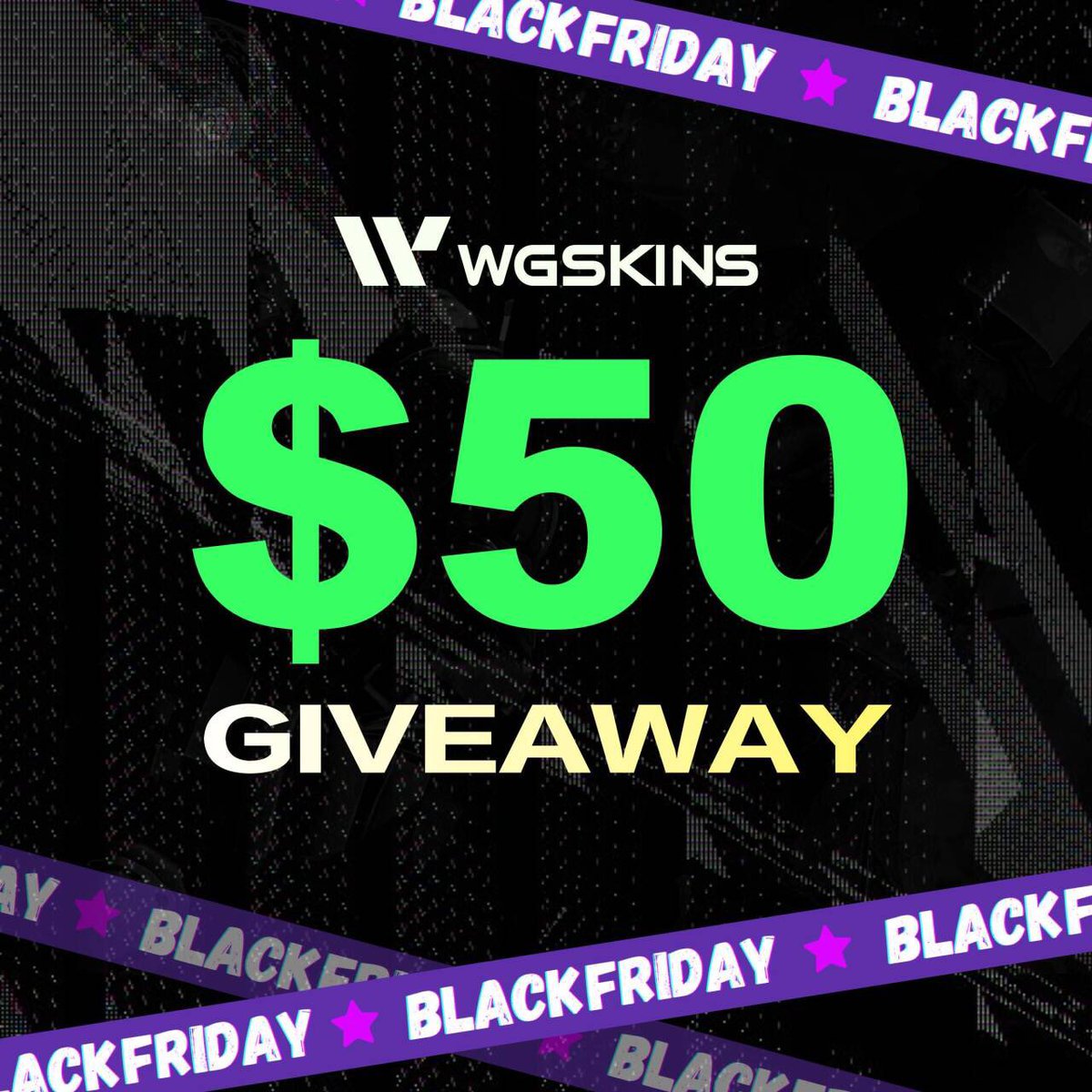 wgskins's tweet photo. 🎁$50 FREE BALANCE GIVEAWAY!🥳BLACK FRIDAY BENEFITS🥳👉Like/RT + Tag 2 Friends 👉Follow @wgskins👉JION DC:https://t.co/c0gPlMZ68U(SHOW PRROOF)🍻WINNERS ANNOUNCED NOV 30th🍻#WGSKINS #Giveaway #CSGO #CS2 #CSGOGiveaway #WGSKINSGIVEAWAY#FREEBALANCE https://t.co/uOEpNLPZTo