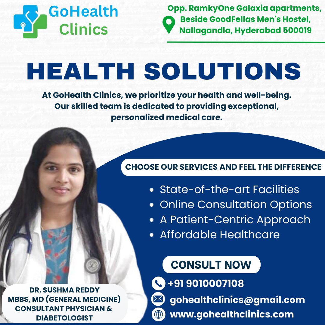 gohealthclinics's tweet photo. #gohealthclinics
You can be confident that we are dedicated to providing excellent healthcare services and support, ensuring your well-being is our top priority.
#MedicalCare #Healthcare #WellnessJourney #PatientCare #PrimaryCare #SpecialtyServices #FamilyMedicine #HolisticHealth https://t.co/A35GiZj8kw