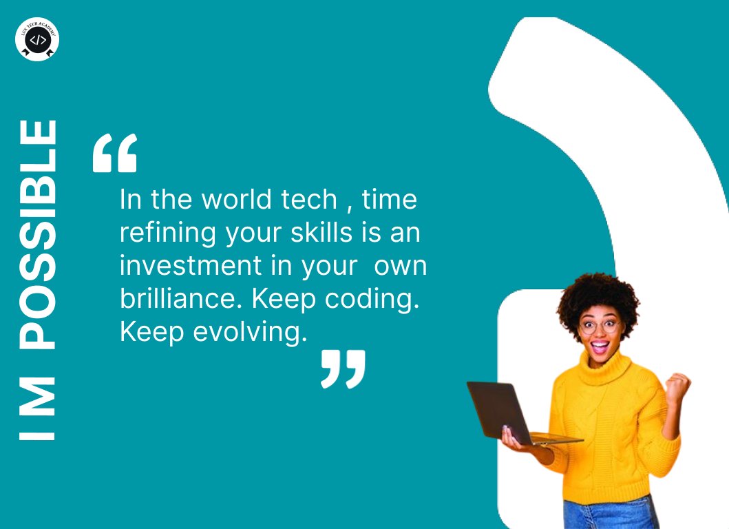 TheLtLab's tweet image. Good morning techies! 🌞
Let&apos;s make today another step closer to excellence! 
#CodeOn