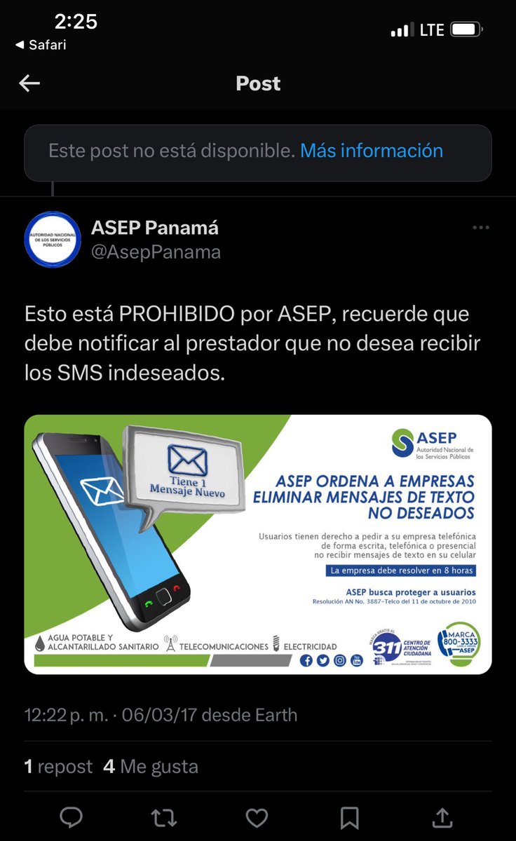 retweetpty151's tweet photo. @Masmovilayuda @MasMovilPanama @AsepPanama @AcodecoPma https://t.co/k542DC2xRy