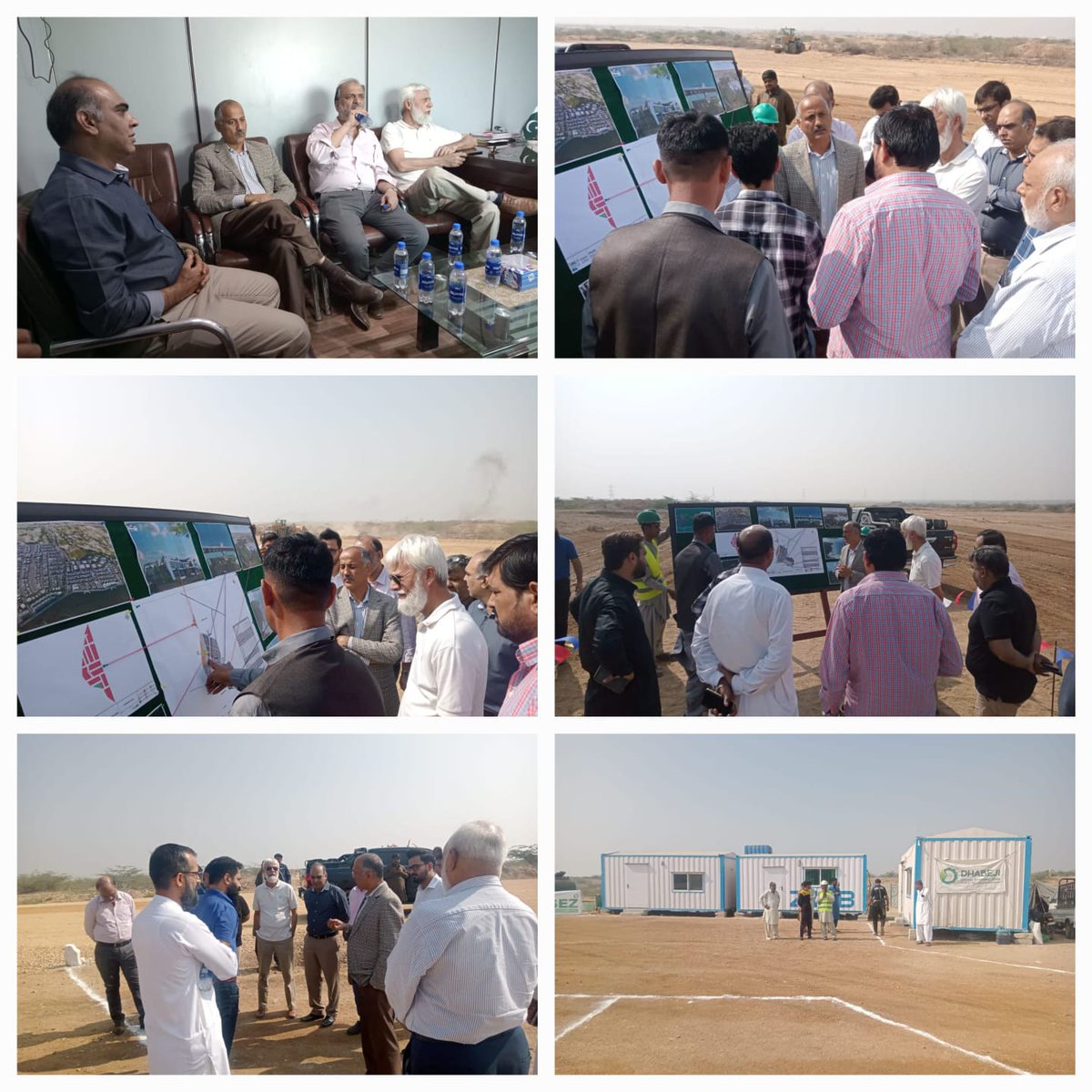 OfficialSEZMC's tweet photo. 23 NOV 23: A joint visit was conducted with the representatives from IA, IE, ZKDMC, and SEZMC to assess the progress at Dhabeji SEZ 
#DSEZ
#GatewaytoProsperity
#Pakistan https://t.co/03aG3YRiRW