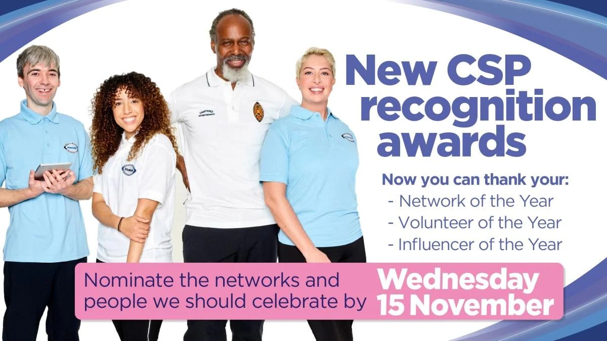 Rob Yeldham (he/him) (@robyeldham) on Twitter photo Want to know who has won .<a href="/thecsp/">Chartered Society of Physiotherapy (CSP)</a> network, volunteer and influencer awards? Sign up here for the CSP AGM where we will be announcing the winners -csp.org.uk/about-csp/how-โฆ Want to know who has won .<a href="/thecsp/">Chartered Society of Physiotherapy (CSP)</a> network, volunteer and influencer awards? Sign up here for the CSP AGM where we will be announcing the winners -csp.org.uk/about-csp/how-โฆ