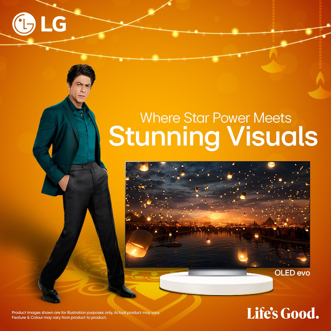 #ShahRukhKhan @iamsrk #LGIndia Ad

#TheOneAndOnly #LGOLED #OLEDTV #LGOLEDTV #SRK #HomeElectronics #OLEDTV4K #OLEDEvo #LGOLEDevo #LifesGood #LG #LGIndia