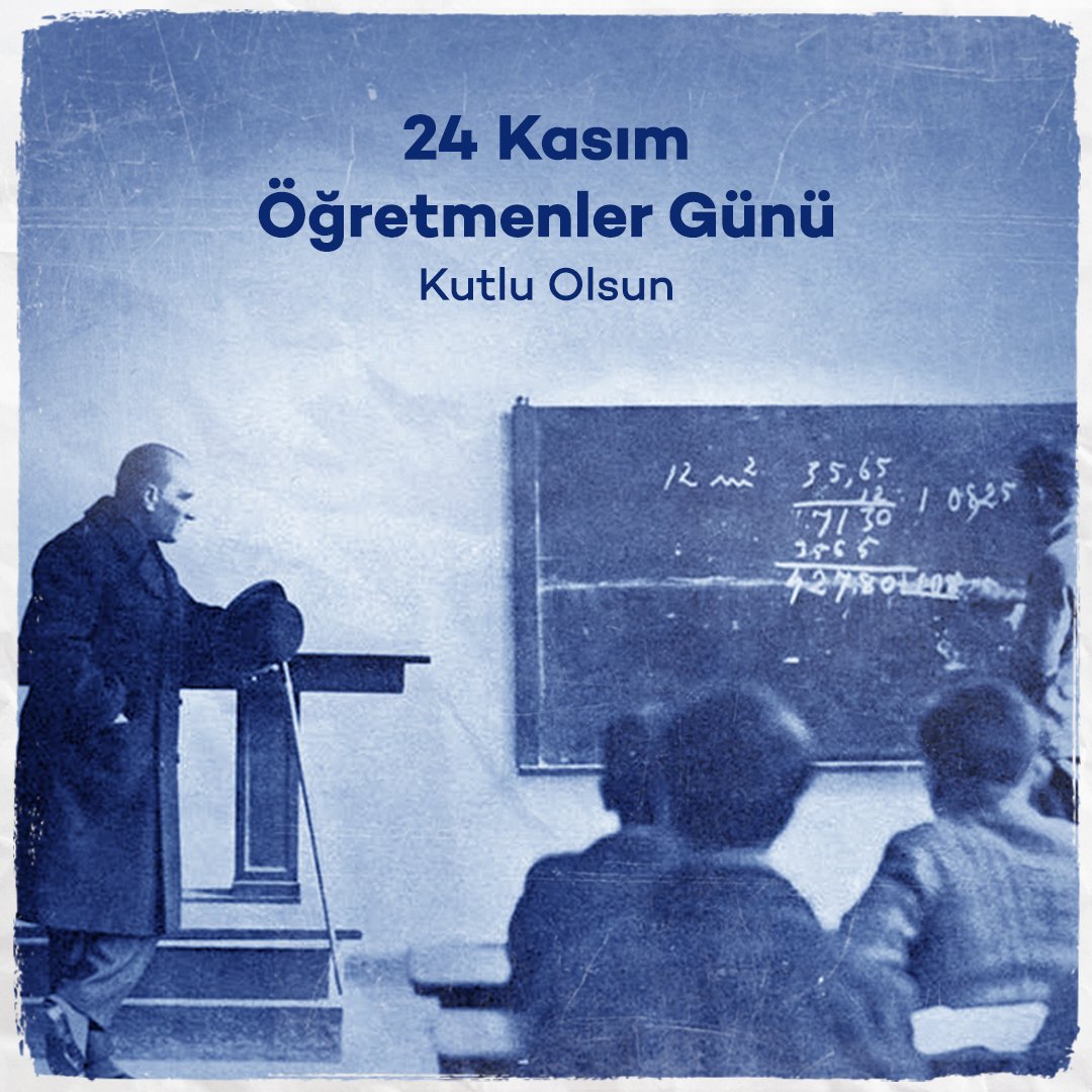 Başöğretmen Mustafa Kemal Atatürk'ün önderliğinde aydınlık yarınlara rehberlik eden tüm öğretmenlerimizin 24 Kasım Öğretmenler Günü kutlu olsun! #TECNOTürkiye