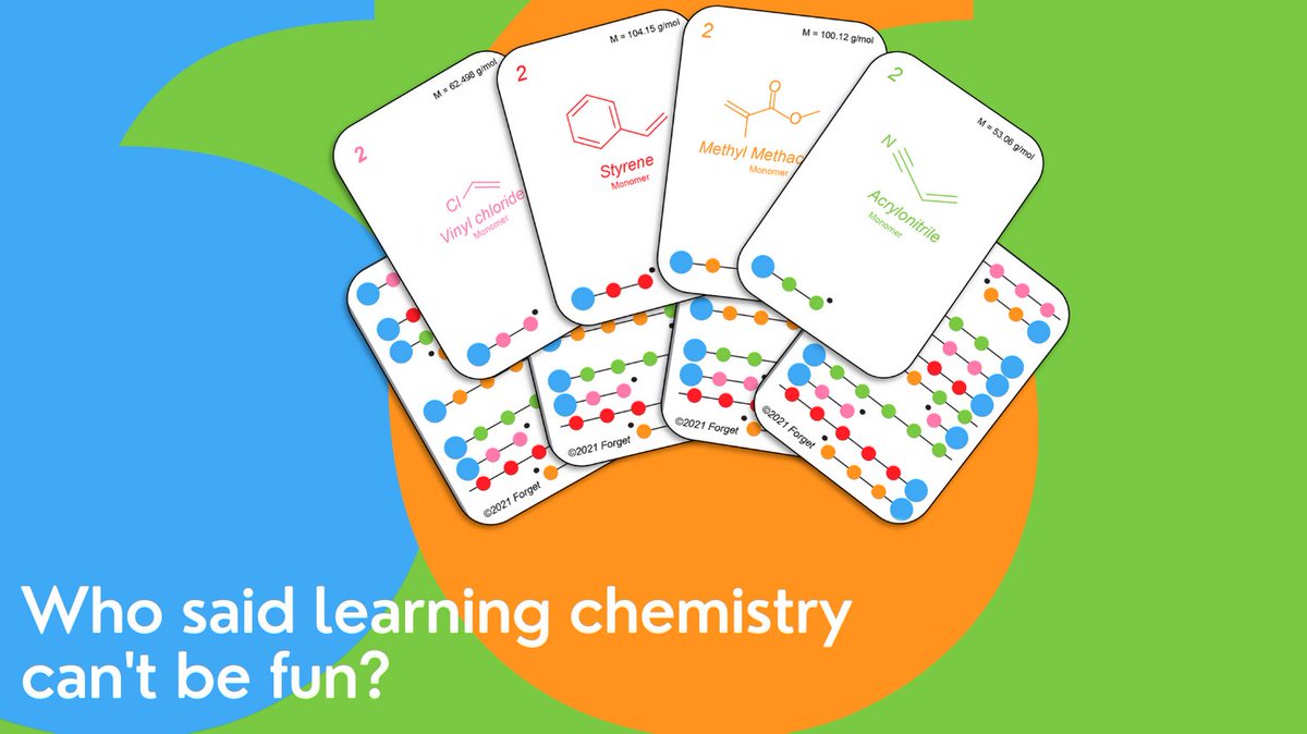 🔍 Unlock the potential of game-based teaching! 🌐 Order our card game at qrco.de/bdCl35 and discover the benefits of teaching free radical polymerization through play. #InteractiveTeaching #PolymerTeaching