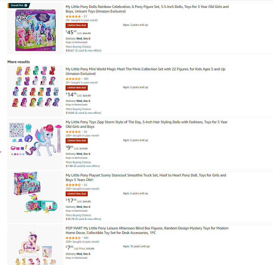 Black Friday is upon us! Amazon is now having some great Black Friday sales on various MLP Items. Check them all out here: amzn.to/3T0R2F3 (Affiliate link) #mlp #mylittlepony #mlpmerch