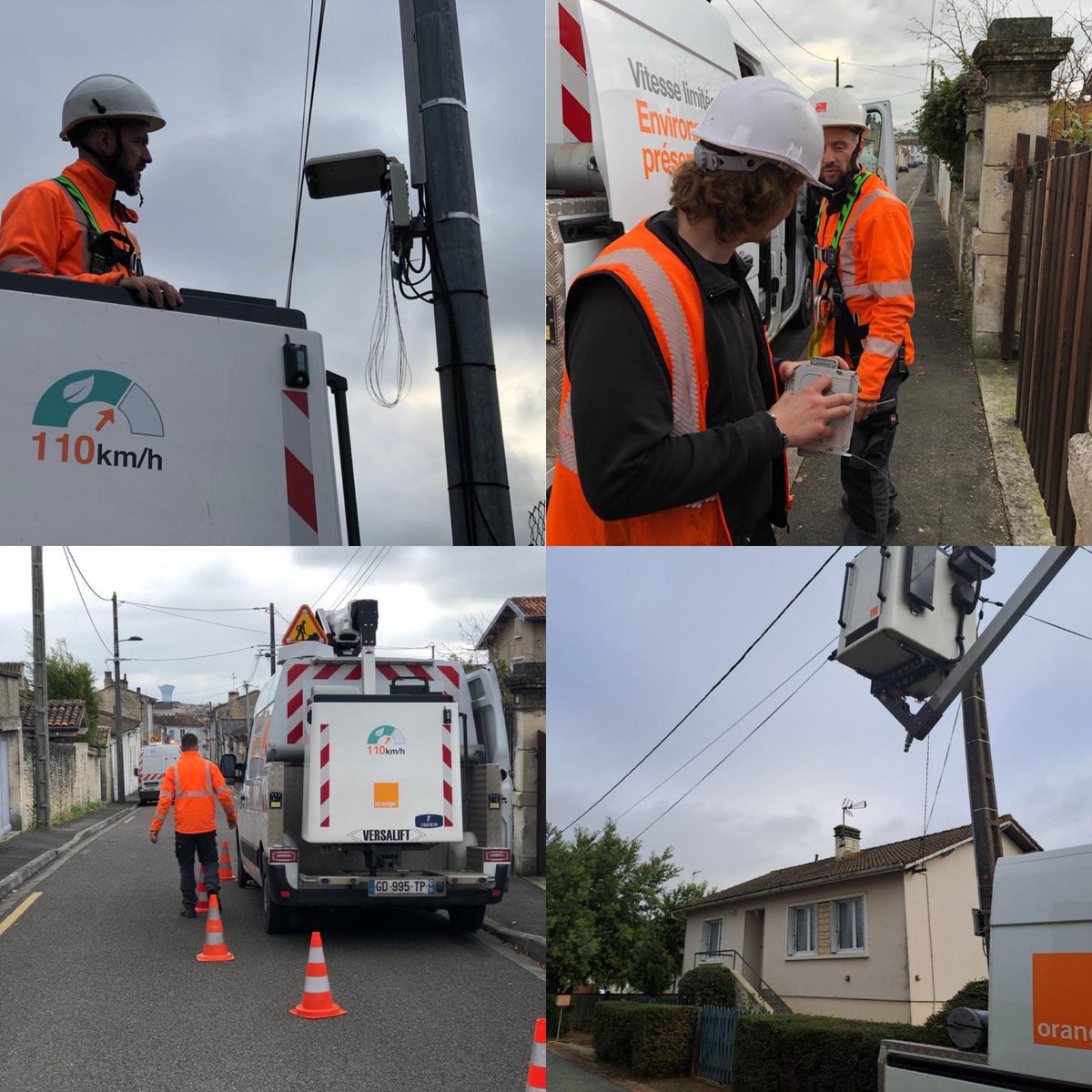 La mobilisation continue pour nos équipes techniques Orange après les nombreux dégâts causés par les #TempeteCiaran &amp; #TempeteDomingos

👉🏼 Comme ici entre Bressuire (79) et Cognac (16)

#PourNosClients