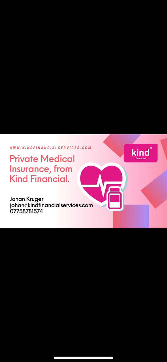 Ever considered Private medical insurance? Not sure where to start? Get in touch😊