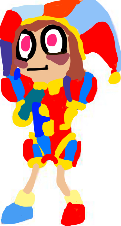 Skibidmultverse's tweet photo. #AmazingDigitalCircus i draw pomni. And Caine https://t.co/Tdt9B2Cjwg