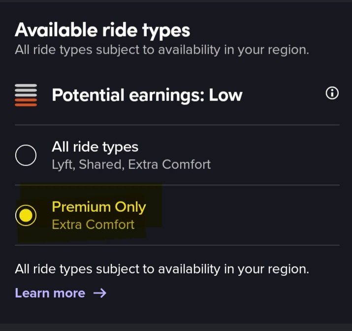 RationalDriver's tweet photo. @AskLyft @davidrisher @lyft Why is your driver support so terrible?  I've been unable to change my ride preferences once inside the Philadelphia zone. This needs an immediate fix. https://t.co/Rr8YDY9RFT