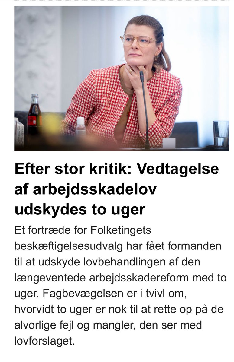 .@FOA_dk @LeneKrabbeDahl @FH_danmark - Stor bekymring om ny #arbejdsskadereform Over 500 s høringssvar, nogle må til at lytte @AneHalsboe #pauseknap #dkpol @A4Arbejdsmiljo