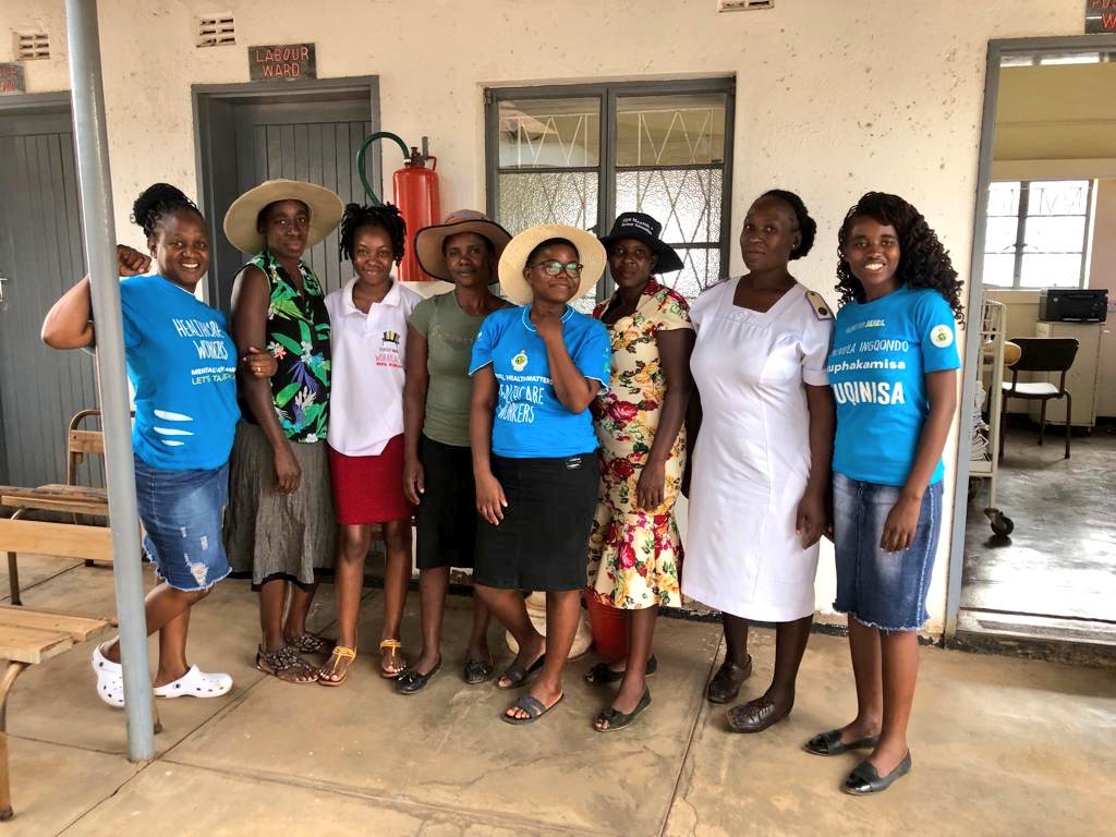 friendshipbench's tweet photo. Clinical supervision with the community health workers in #HwangeDistrict 😊

Today, we did role plays, checking our problem-solving steps &amp; use of the Ndebele Symptom Questionnaire, then spent extra time together for group self-care with facility staff 💛

#CareForTheCarer #CKT https://t.co/yjergqj8Ua