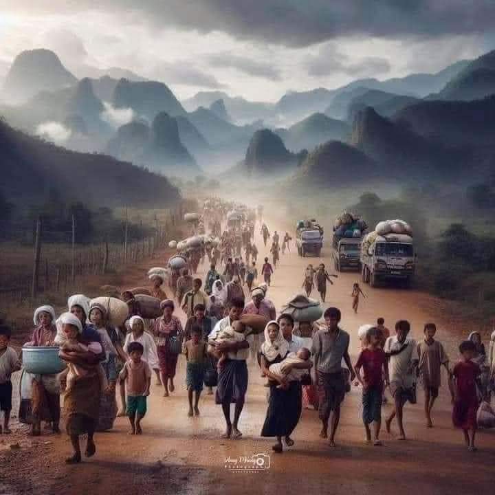 စစ်ဘေးရှောင် ဆိုတာ တပ်ရှိလို့ ဖြစ်လာတာ မဟုတ်ဘူး ။တပ်ကအရင်ကတည်းကရှိခဲ့သလို နောင်လည်း မြန်မာပြည် နယ်နိမိတ်ကိုကာကွယ်ဖို့ အမြဲ ရှိနေမှာပဲ။လူနေမြို့တွေကို တိုက်ကွက်ဖေါ်ဆောင်နေတဲ့ သူပုန်တွေကြောင့် ဖြစ်လာရတာ
#ပြည်သူ့ကာကွယ်ရေးတပ် လား #ပြည်သူကိုကာဗာယူတပ် လား ကွဲကွဲပြားပြား သိဖို့လိုနေပြီ