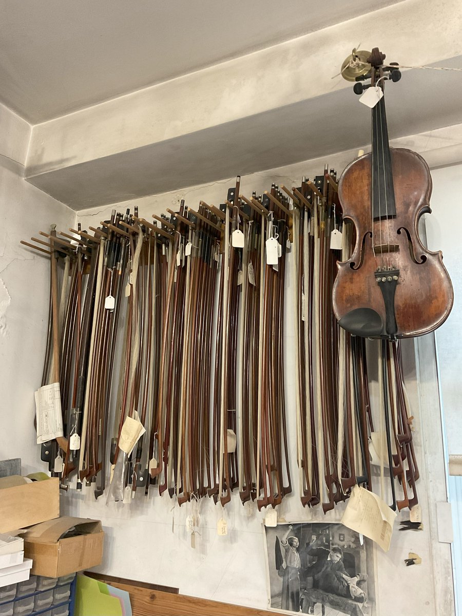 BandNviolins's tweet photo. There are a lot of bow re-hairs coming into the workshop at the moment. Is yours in good shape for the winter concert season? We even have a next day service available if you need it back quickly! #rehair #bow #musician https://t.co/RDAGZJouWK
