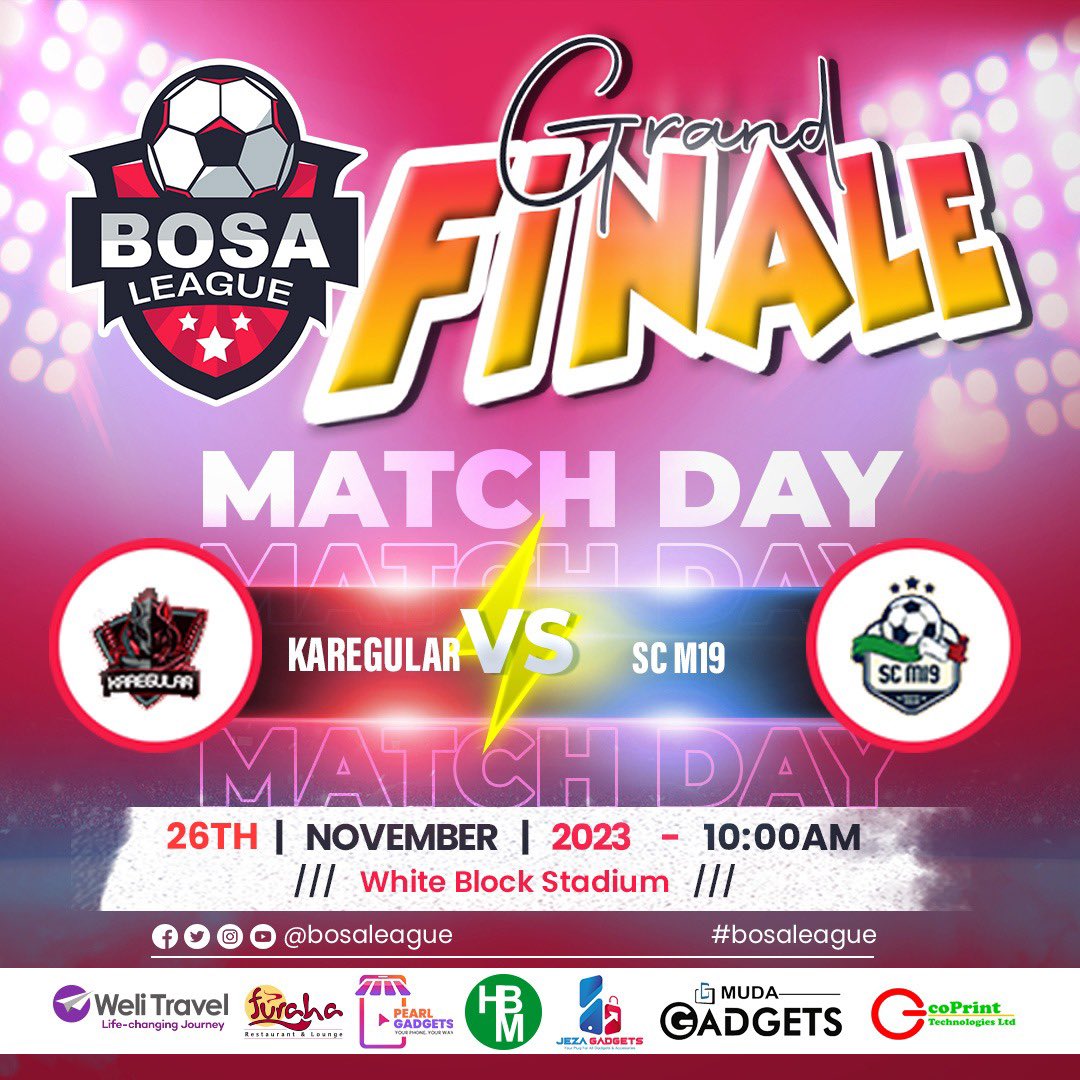 Mind the cross generational gap!😃 Father-Son duel! <a href="/karegularfc2015/">KAREGULAR FC</a> take on juniors #ScM19 this Sunday!
<a href="/BosaLeague/">Bosa League</a> ||#Season1
