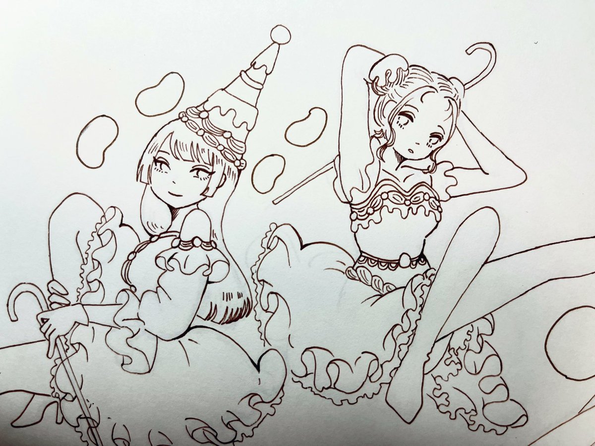 コミティアに向けて色々…これは架空のアイドルグループ🎄 
