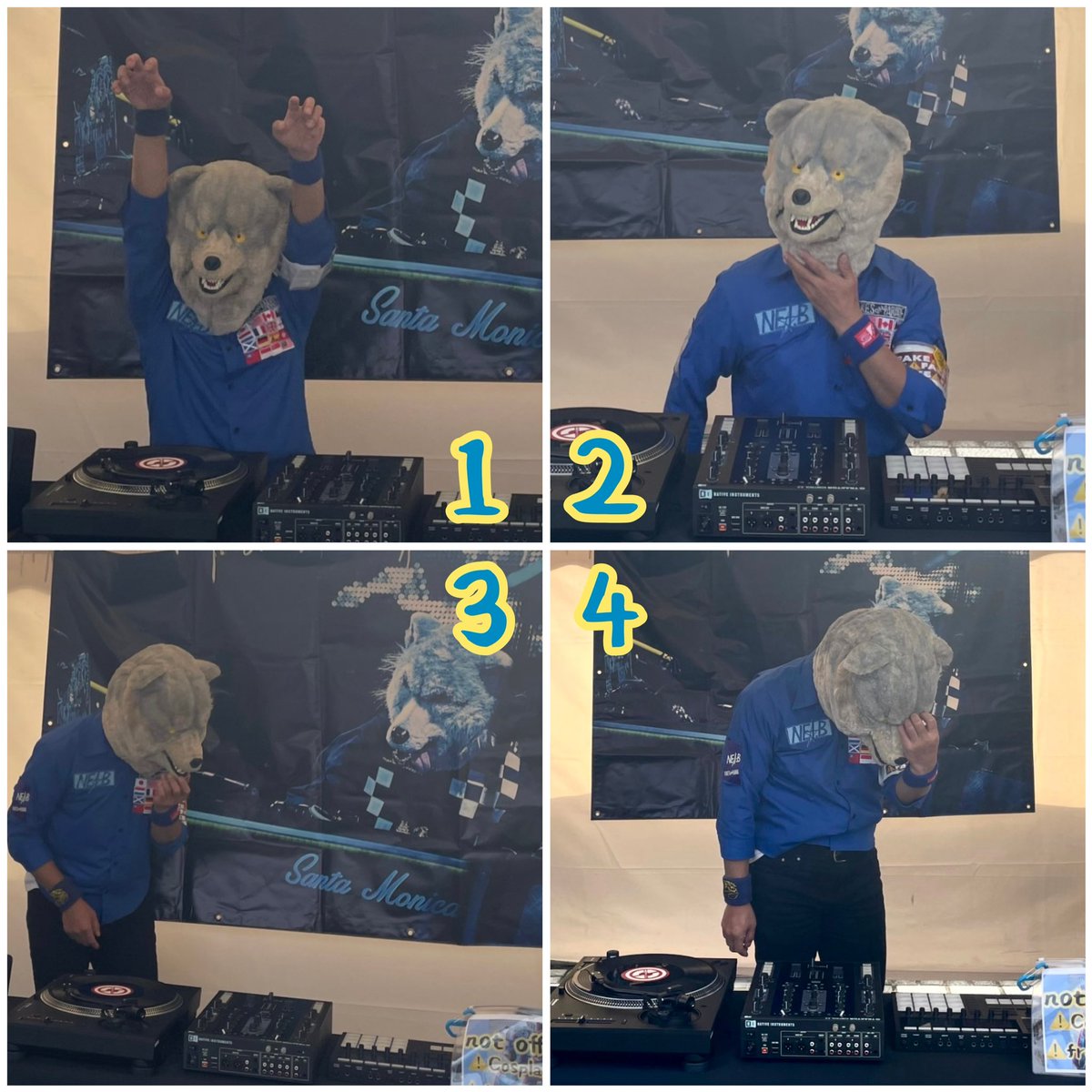 mwamneib's tweet image. ⚠️画像は全て@FAKEHEAD #偽狼 です。

盟友の@3tsu_noaka チタタプと
#NATIVEINSTRUMENTS さんのご好意に甘えさせて戴き 遊ばせてもらいました✨️
(￢з￢) (｢°ཀ°)｢

マンガテイストに仕上げてみたので、どんなストーリー展開なのか想像してお楽しみください！ (｢°ཀ°)｢

#FAKEHEAD   #偽狼