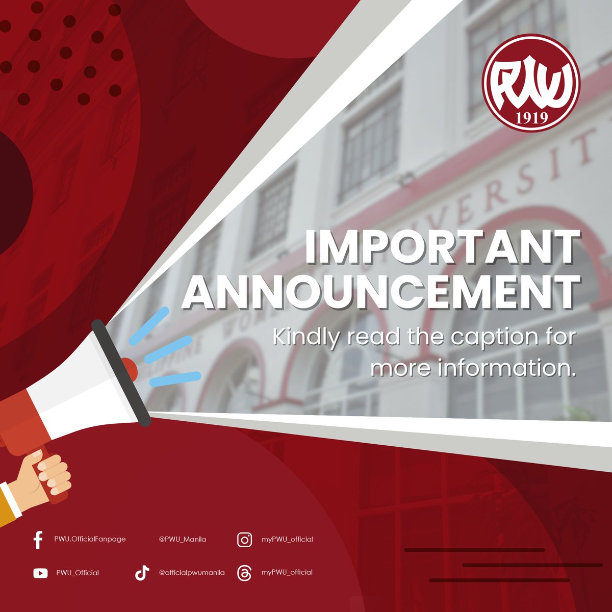 PWU_Manila's tweet photo. In accordance with Proclamation No. 90 of President Ferdinand Marcos, Jr., Bonifacio Day shall this year be observed on November 27, the Monday nearest to November 30 (Regular Holiday). Whereas, November 30, Thursday, shall be a regular working day.
#PWU104
#PatriotsUpdate https://t.co/JVYYQvkPbC