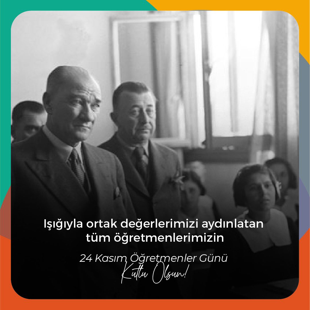 Sizler, bilgiyi ışıkla buluşturan, değerleri nesillere aktaran gerçek kahramanlarsınız. Geleceğe umutla bakan çocuklarımız, sizin sayenizde daha aydınlık bir dünyada yetişiyor. İyi ki varsınız! 
24 Kasım Öğretmenler Günü’nüz Kutlu Olsun!
#24KasımÖğretmenlerGünü #ortakdeğerler