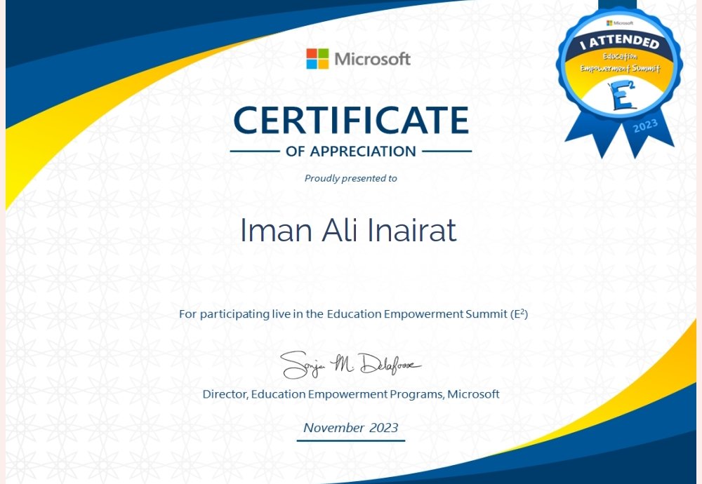 imanamr's tweet photo. Thanks a lot Microsoft education
#Mie 
@MScreativeteam 
#Microsoft 
#Microsoft https://t.co/uGz6zNab4j