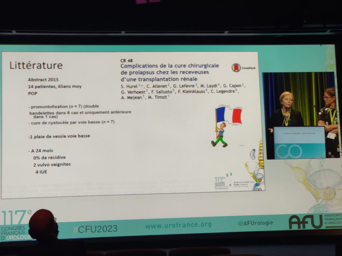 thuilliercarol3's tweet photo. Les Prolapsus des organes pelviens dans tous leurs états au #CFU23 @AFUrologie
Replay à revoir/POP et #grefferenale 👏🏻@Sarahdrouin, #CTAFU 🤝 #CUROPF
Aujourd’hui 14h: POP et vessie neuro @maperrouinverbe @Tbrierre Des particularités à connaître ! https://t.co/8YiYrA84ij