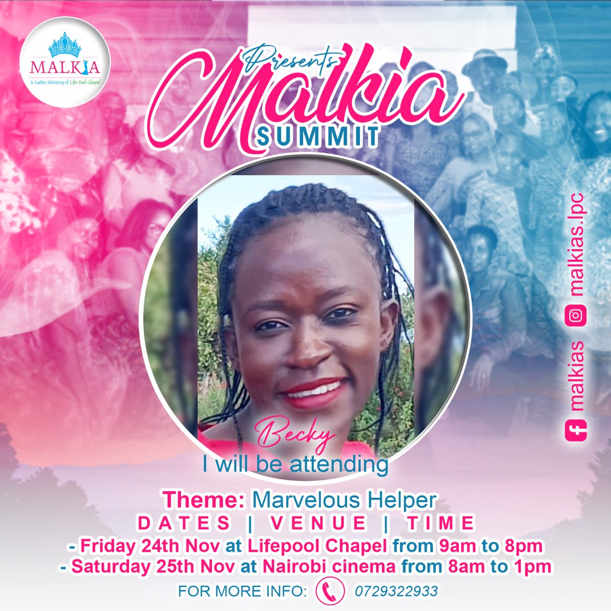 life_poolchapel's tweet photo. A marvelous woman is not given to things but to visions. #marvelous #ladies #asummit  #women #helper #Joy @JudithAsiri @DoreenKalekye @grace_warugz @naomiingosi https://t.co/moC38aQpL8