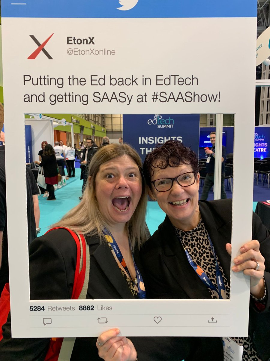 Getting SAAsY at #SAAShow #Etonx @etonxonline