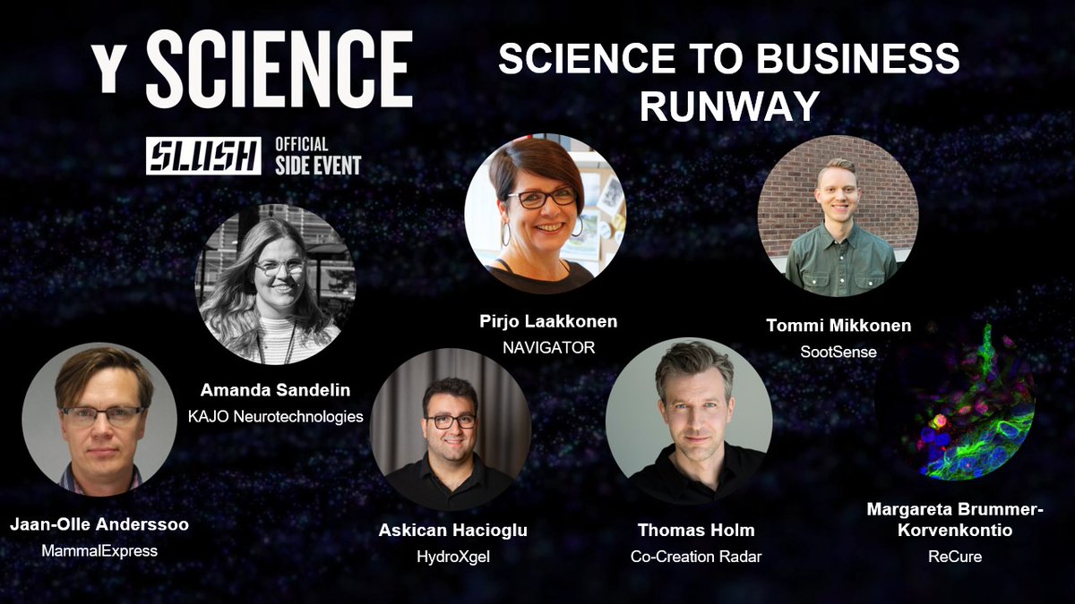 Welcome to Y Science organised by @HiLIFE_helsinki to see our Science to Business Runway show! 🌠 It's a session that brings an inspiring selection of science-based innovation projects from the University of Helsinki on stage. Register for the event 👉y-science.org