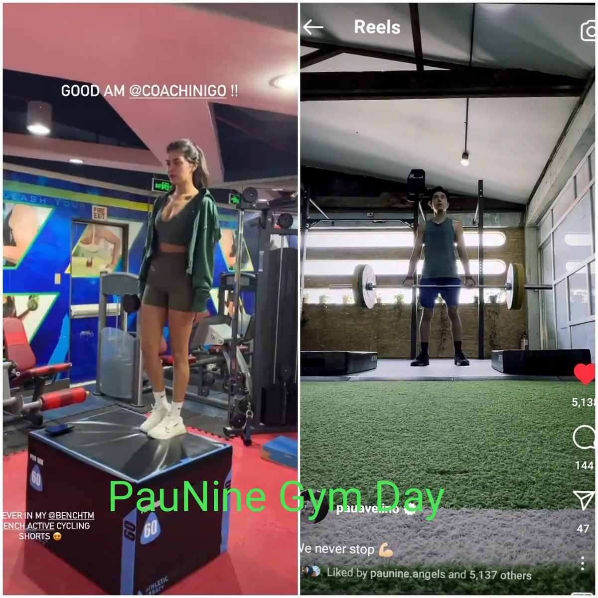 Gym Date yung dalawa ngayon. HAHAHA
PAUNINE PANATAG🥰💕