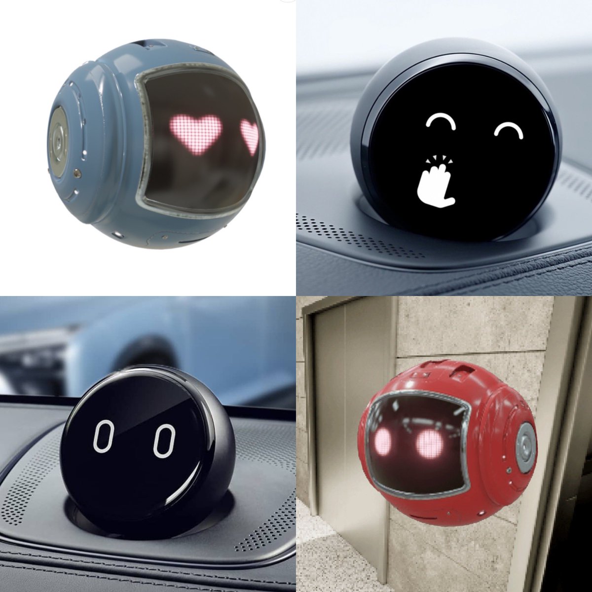 Lindsai meets Nomi 🫶 Nomi on maailman ensimmäinen ”tekoälypallo” nopeasti kasvavalta NIO sähköautobrändiltä. Lindsai taasen on kiertotalouden edelläkävijä Lindströmin vastaava pallukka. Love at first sight?