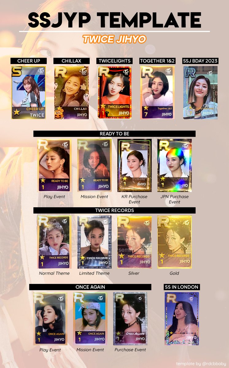 TWICE ssjyp トレカジヒョ TWICE - SUPERSTAR SSJYP Once Again